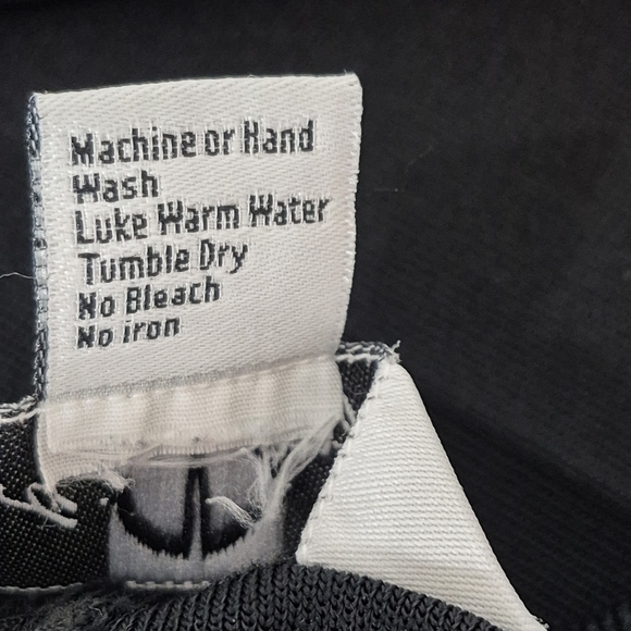 Ming Wang High Rise Straight Leg Black Knit Elastic Waist Pull-On Pants - Size L - Picture 12 of 13